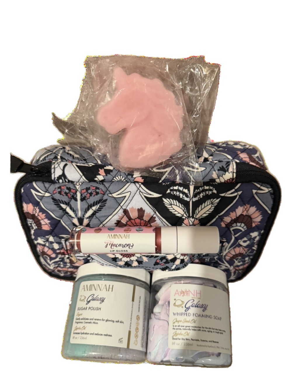 Aminnah and Vera Bradley Cosmetic Case Bundle